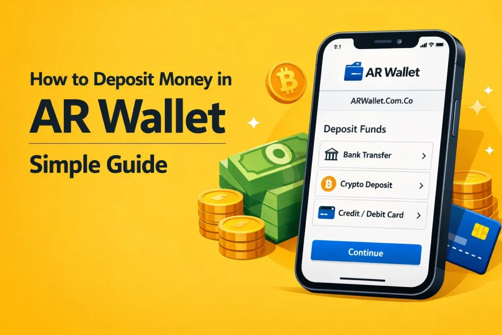 How to Deposit Money in AR Wallet